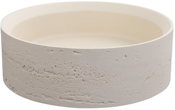 DESIGN Top-Mount Basin – Solid Surface Size: 380 × 380 × 125 mm