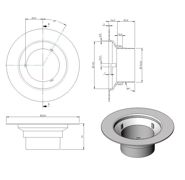 PVC Puddle Flange