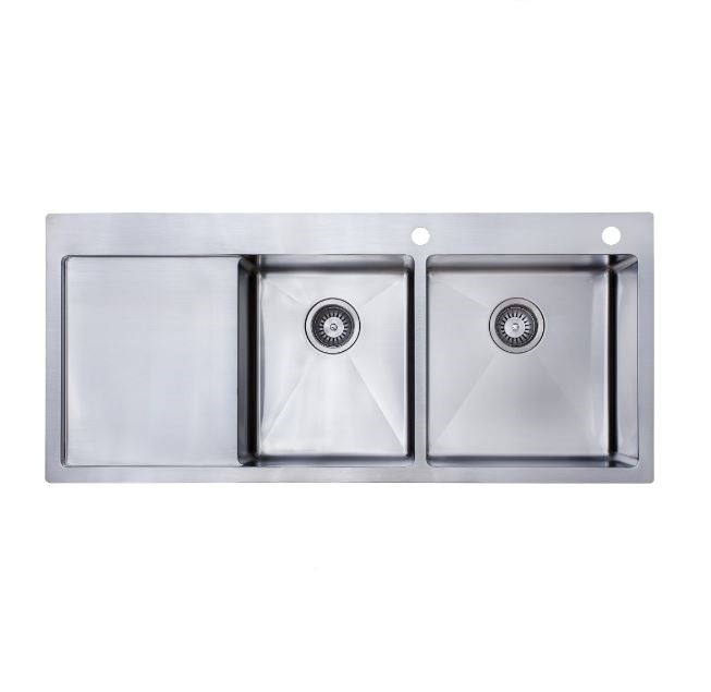 Select 1160 One & Three Quarter Bowl Sink With Drainer