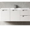 Rubi Matte White PVC 1200mm Wall Hung Vanity