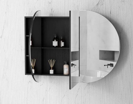 Chloe Curved 1200 Mirror Cabinet