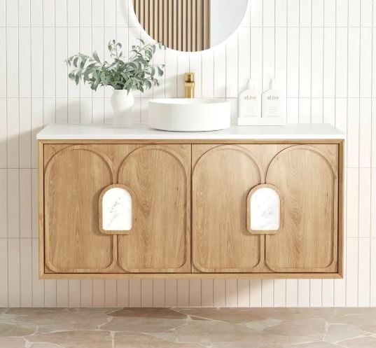 Maci 600mm-1800mm Woodland Oak Wall Hung Vanity