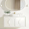 Maci 600mm-1800mm Matte White Wall Hung Vanity