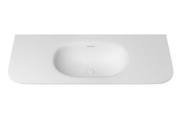 Havana Fluted 600mm-1800mm Sable Walnut Wall Hung Curve Vanity