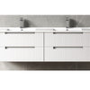 Rubi Matte White PVC 1500mm Wall Hung Vanity