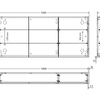 1500mm Matte White Shaving Cabinet
