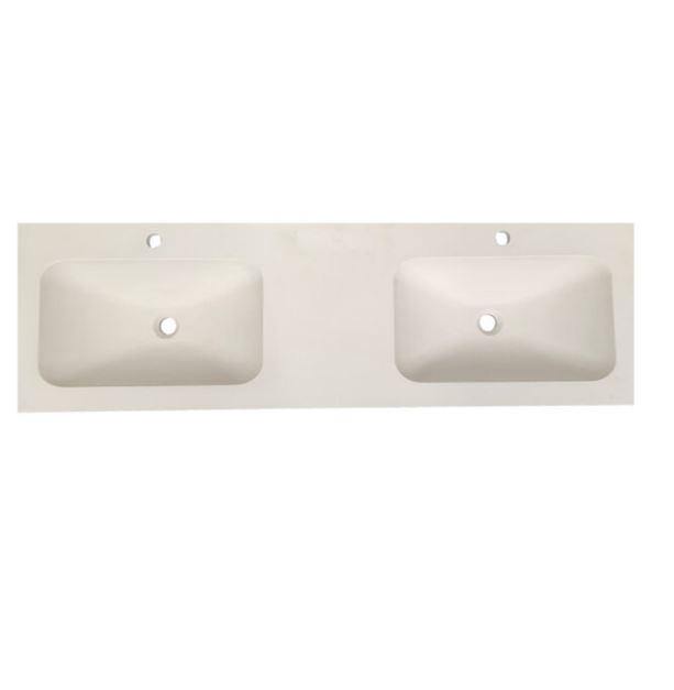 Quartz Solid Surface Moulded Top - Bayside Bathroom