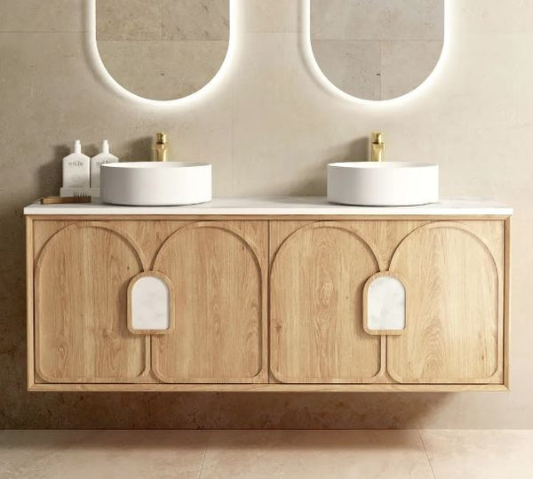 Maci 600mm-1800mm Woodland Oak Wall Hung Vanity