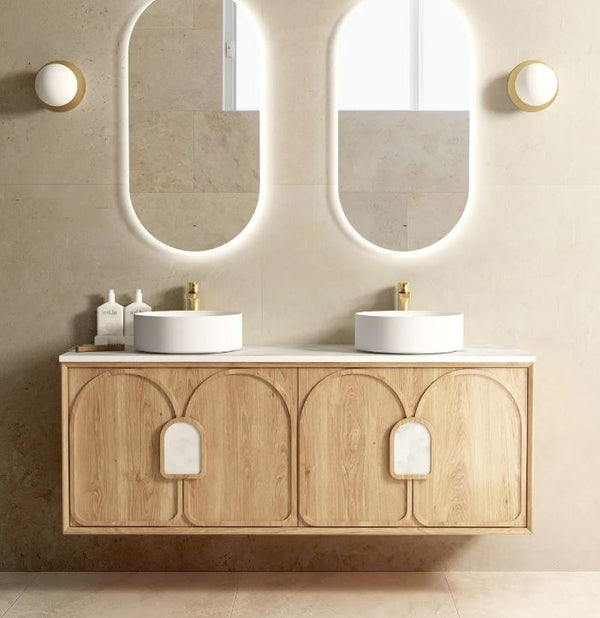 Maci 600mm-1800mm Woodland Oak Wall Hung Vanity