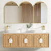 Maci 600mm-1800mm Woodland Oak Wall Hung Vanity