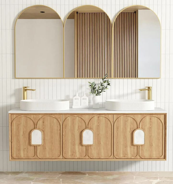 Maci 600mm-1800mm Woodland Oak Wall Hung Vanity