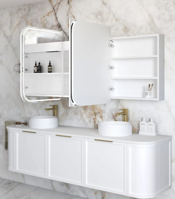 LED Maci 1800(W)x750(H) Shaving Cabinet - Premium Edition