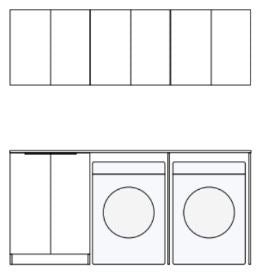 Noah Natural Oak 1960 Laundry Set A