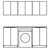 Noah Natural Oak 1960 Laundry Set B