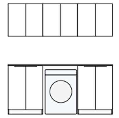 Noah Natural Oak 1960 Laundry Set B