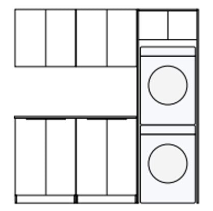 Noah Natural Oak 1960 Laundry Set C
