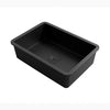 Kai 680 Rectangle Porcelain Sink - Matte Black