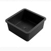 Kai 457 Square Porcelain Sink - Matte Black