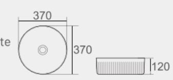Ripley 370 Round Basin Gloss White