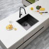 Select 510 Gunmetal Black Round Corners Single Bowl Sink