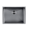 Select 600 Gunmetal Black Round Corners Single Bowl Sink