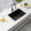 Select 600 Gunmetal Black Round Corners Single Bowl Sink