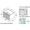 Bayview 600 White Matte Wall-Hung Vanity