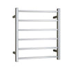 Cubo Chrome Mini 620 Square 6 Bar Heated Towel Rail