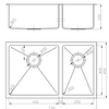 Select 730 Double Bowls Sink