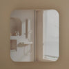 Maci 750-1200mm Walnut Shaving Cabinet