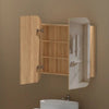 Maci 750-1200mm Walnut Shaving Cabinet