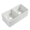 Kingston 835 Fine Fireclay Double Butler Sink