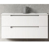 Rubi Matte White PVC 900mm Wall Hung Vanity