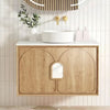 Maci 600mm-1800mm Woodland Oak Wall Hung Vanity