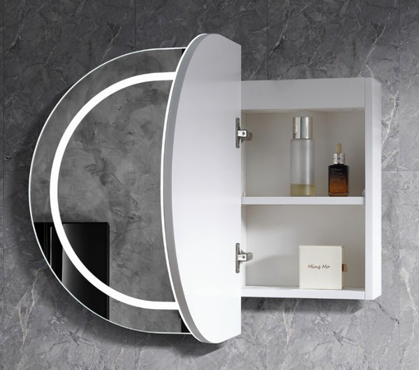Amber LED Mirror Cabinet 900mm