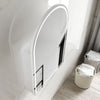 Arch Matte White 600 LED Mirror Cabinet