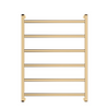 Koko 600x800mm Heated Towel Rail Brushed Brass