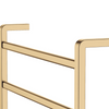 Koko 600x800mm Heated Towel Rail Brushed Brass