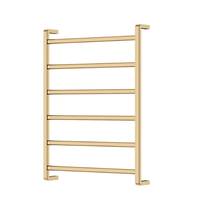 Koko 600x800mm Heated Towel Rail Brushed Brass