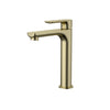 Nova Mid Rise Basin Mixer - Brushed Brass