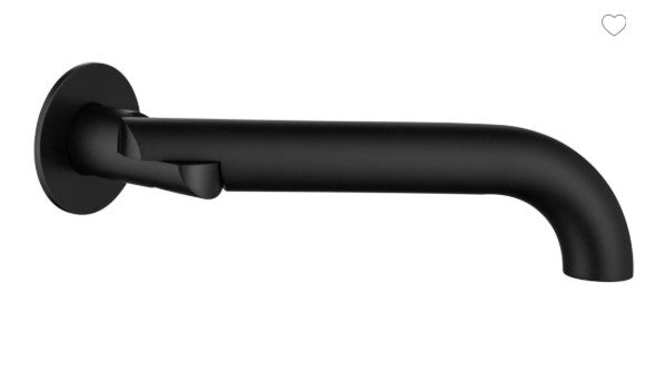 Mica Swivel Bath Spout - Matte Black