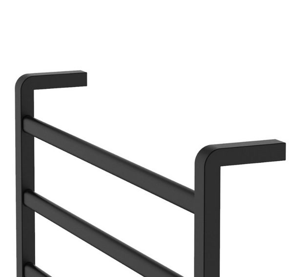 Koko 600x450mm Heated Towel Rail Matte Black