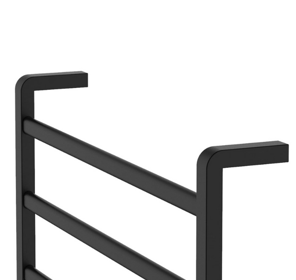 Koko 600x1200mm Heated Towel Rail - Matte Black