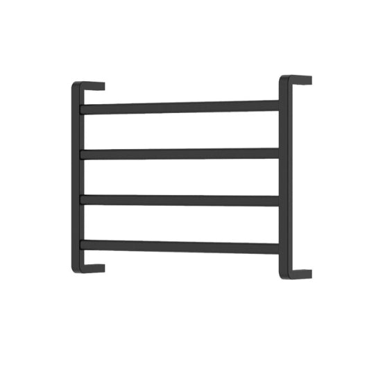 Koko 600x450mm Heated Towel Rail Matte Black