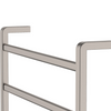 Koko 600x800mm Heated Towel Rail Brushed Nickel