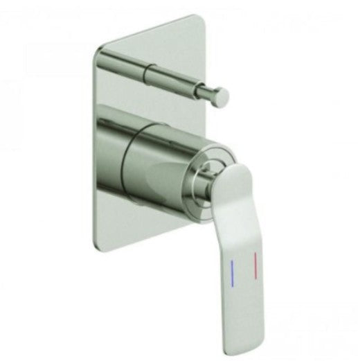 Synergii shower or bath mixer with diverter button - 7 Colours