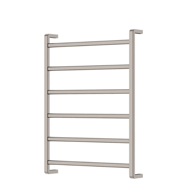 Koko 600x800mm Heated Towel Rail Brushed Nickel