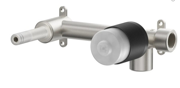 Mica Wall-Spout Combo – Curved Spout - Matte Black