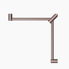 MECCA Care 600x600mm Brushed Bronze Wrap Around Corner Grab Rail 32mm