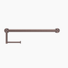 MECCA Care Brushed Bronze 25mm Toilet Roll Rail 300/450mm